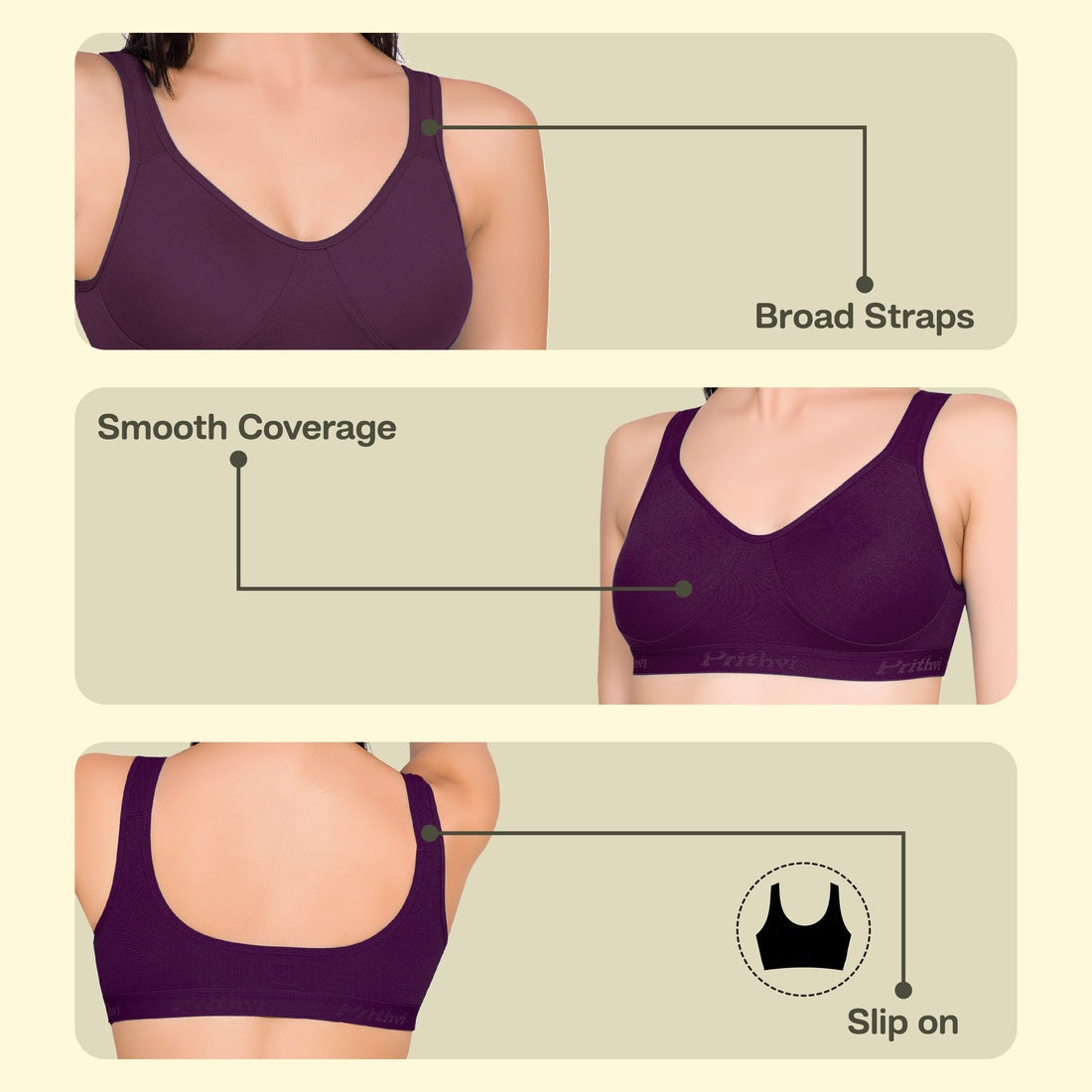 Prithvi T Shirt Bra