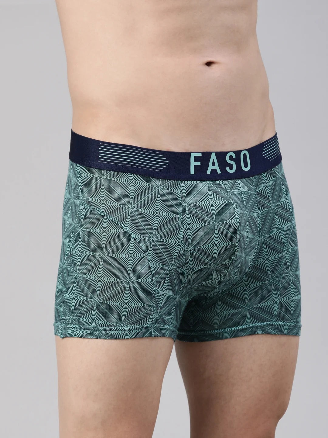 Faso Men's Premium Micro Modal Printed Trunk