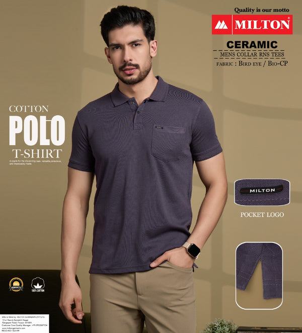 Milton Men's Tencel Polo T-Shirt