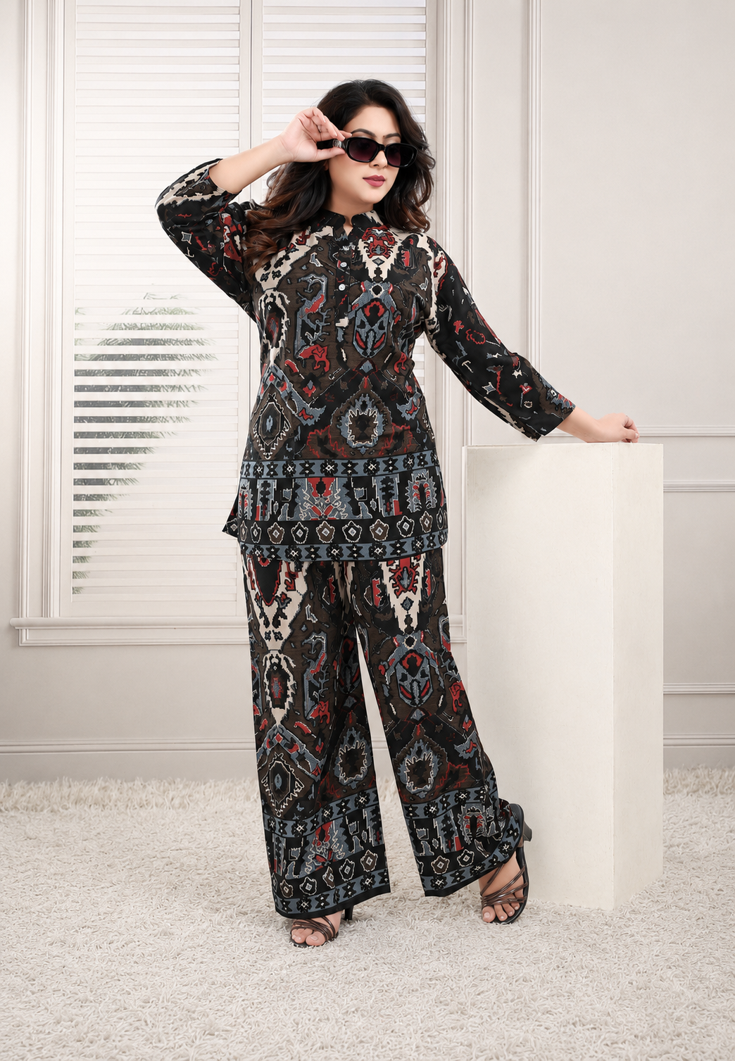 Aung Royal Block co-ord set
