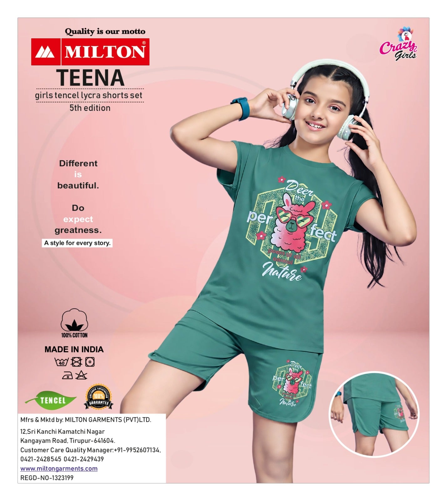 GIRL TENCEL CO-ORD SET